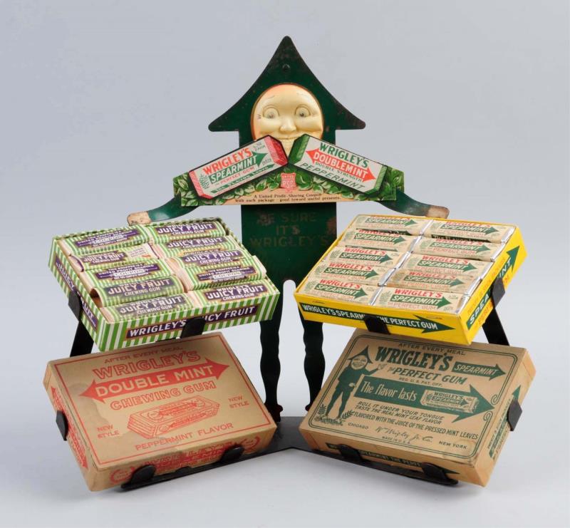 Appraisal: Wrigley's Gum Arrow Man Store Display This display has minor