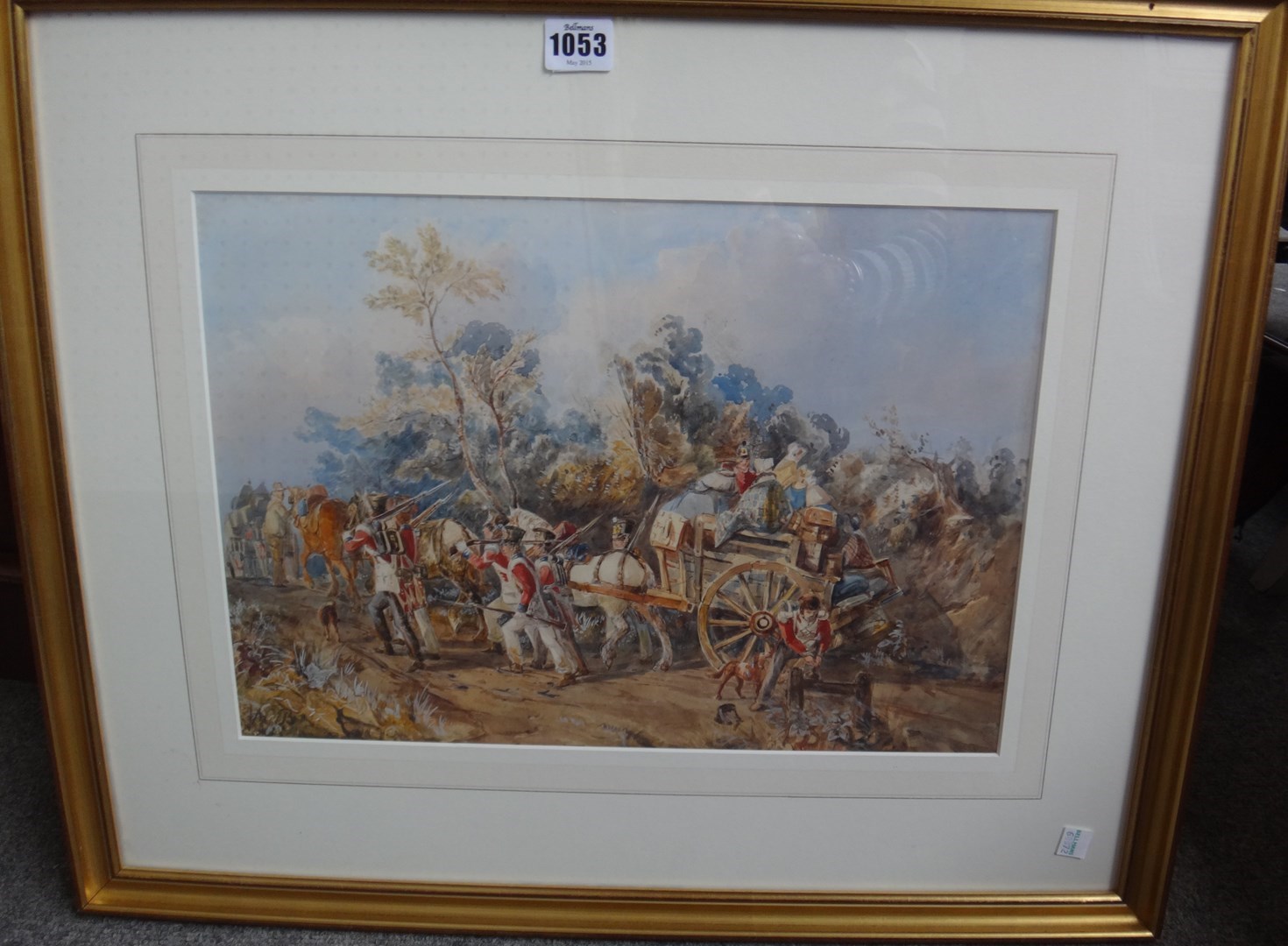 Appraisal: William Burgess of Dover - Soldiers by Dover Castle An