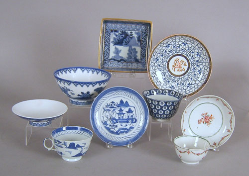 Appraisal: Group of export porcelain tablewares