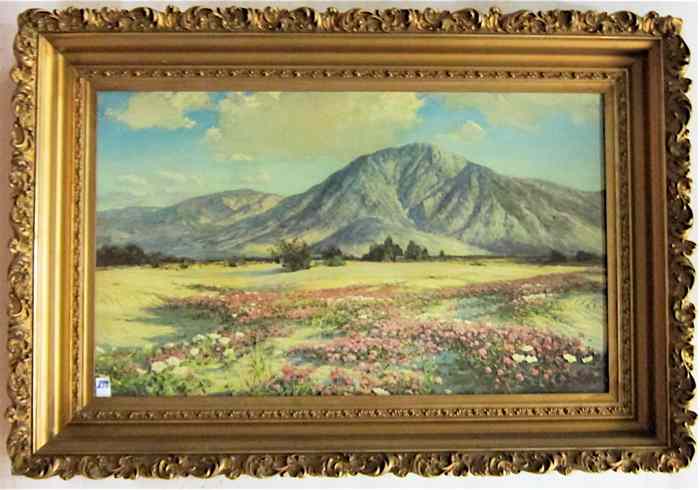 Appraisal: AN AMERICAN GILT WOOD AND GESSO WIDE FRAME with opening