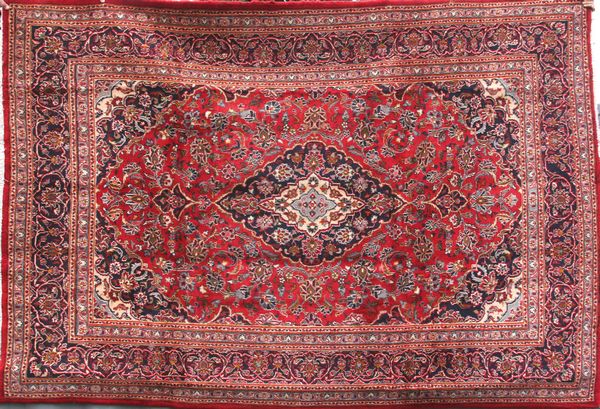 Appraisal: Excellent Persian Kashan rug ' x ' EST