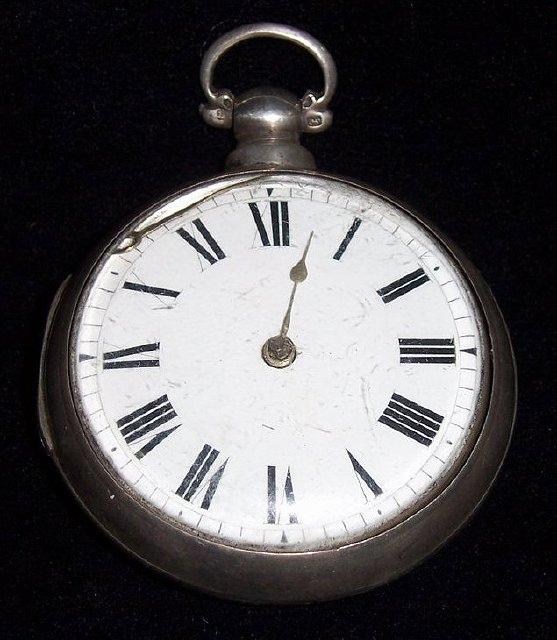 Appraisal: A gentleman's pair cased pocket watch the white enamel dial