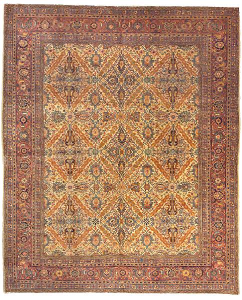 Appraisal: A Tabriz carpet Northwest Persia early th century size approximately