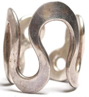 Appraisal: Anna Greta Eker Norwegian Sterling Silver Ring Circa s the