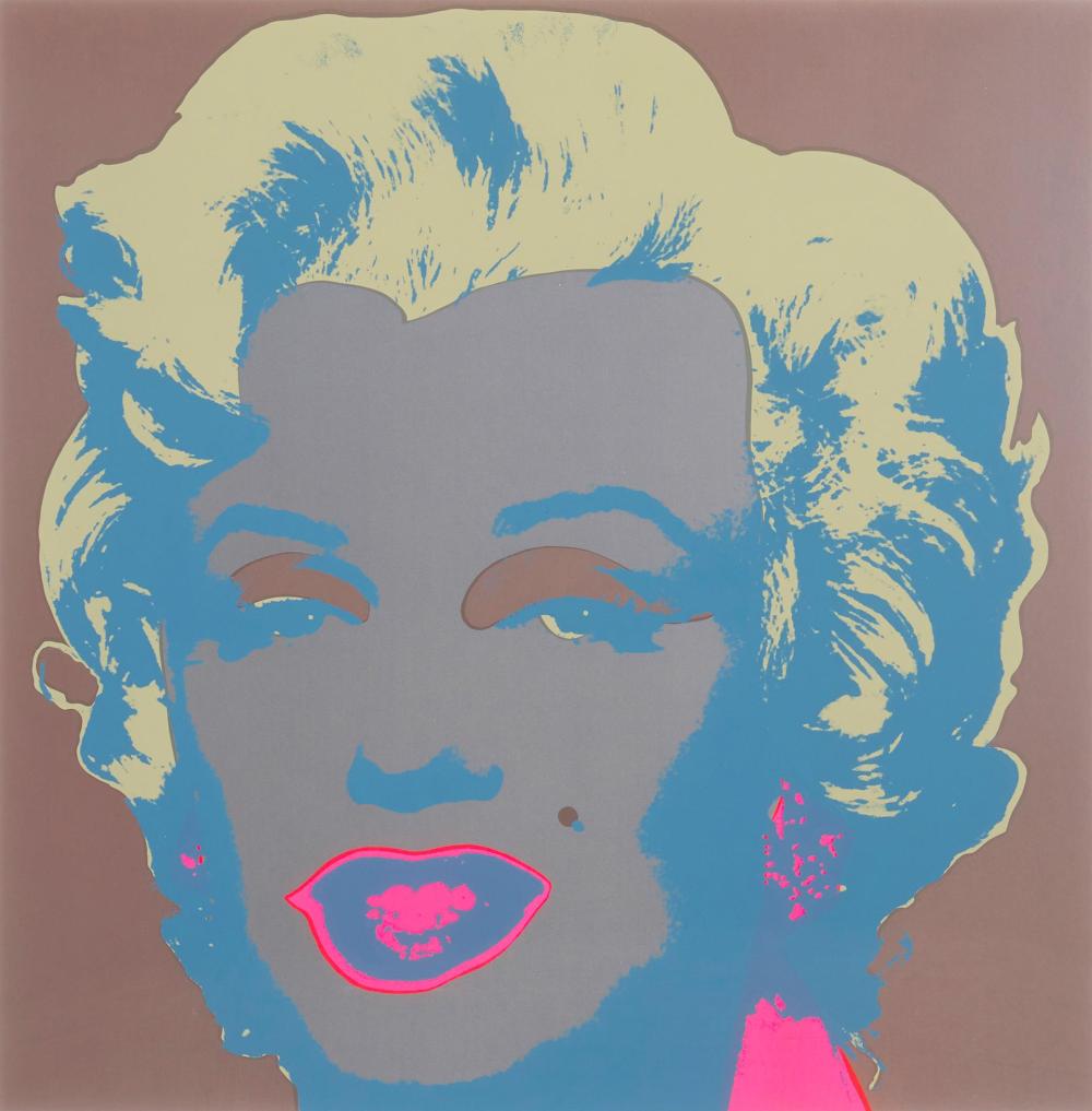 Appraisal: After Andy Warhol - American Marilyn Monroe Screenprint in colors