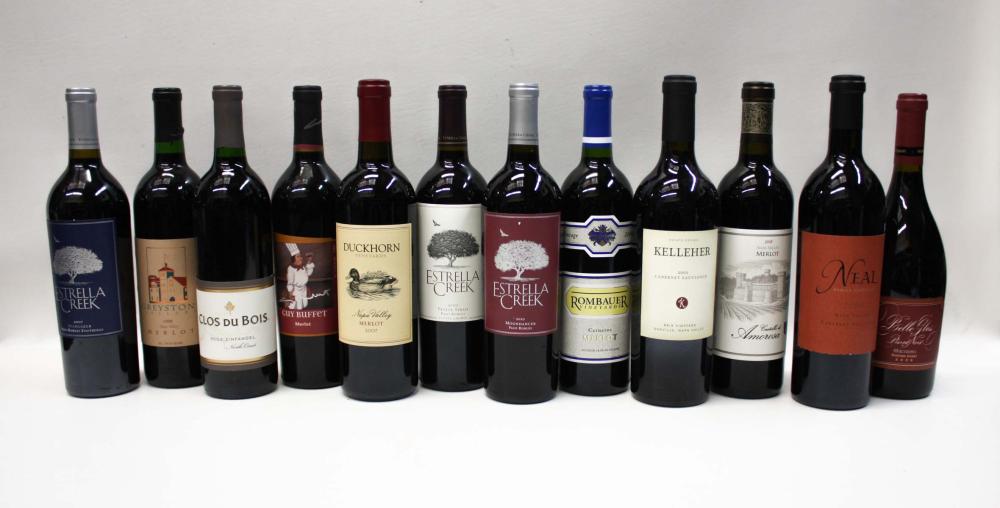 Appraisal: FIFTY-ONE BOTTLES OF VINTAGE CALIFORNIA RED WINE Atlas Peak Vineyards