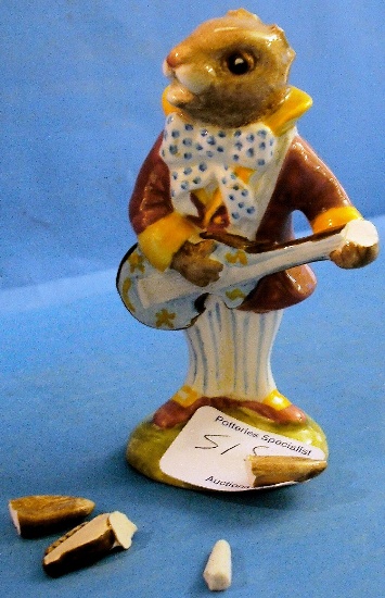 Appraisal: Royal Doulton Bunnykins figure Mr Bunnybeat Strumming DB