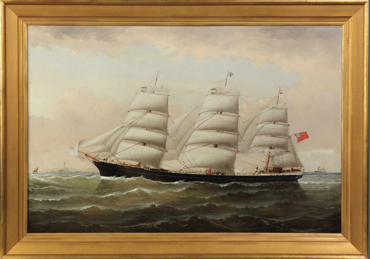 Appraisal: William Howard Yorke British - The Ship ''Durham'' Sgn lower