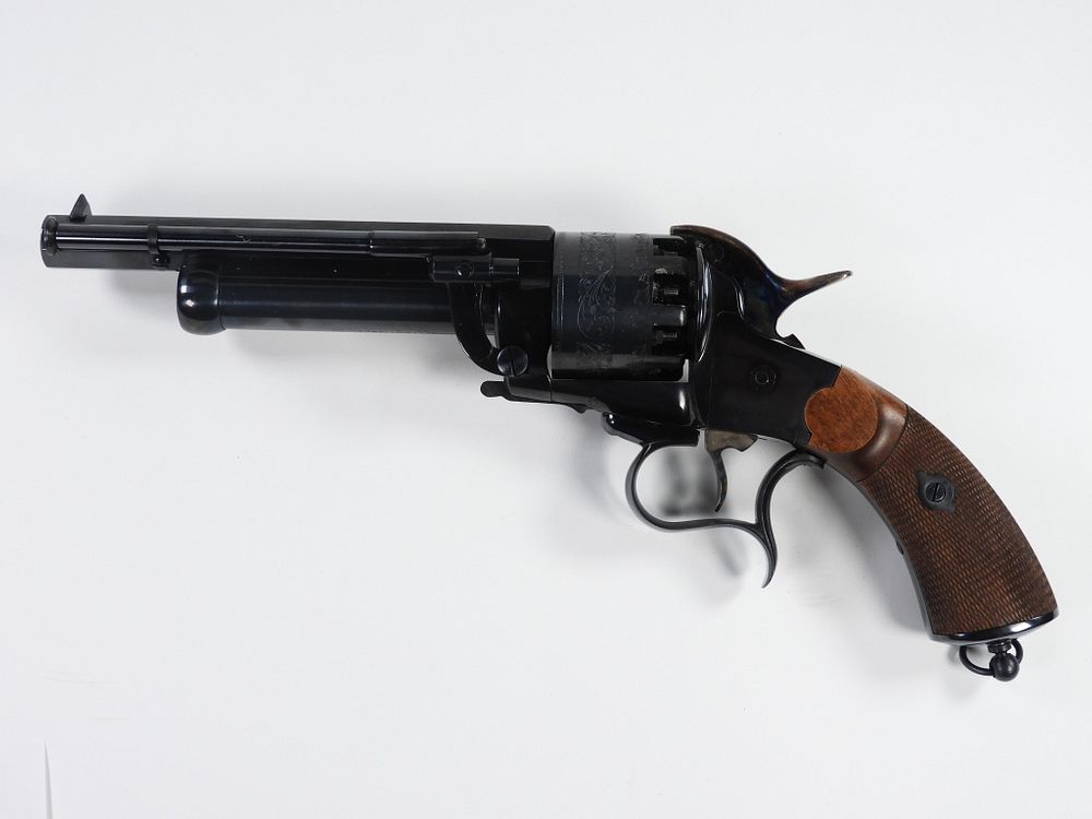 Appraisal: Pietta Reproduction LeMat Revolver Italy caliber checkered walnut grips blued