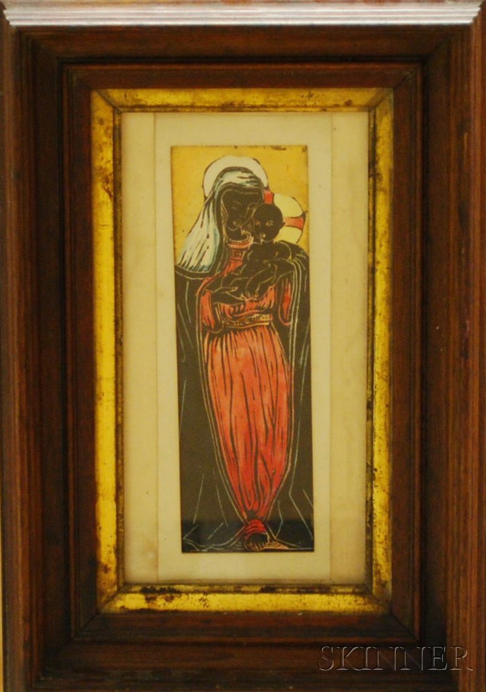 Appraisal: Attributed to Allan Rohan Crite American - The Virgin and