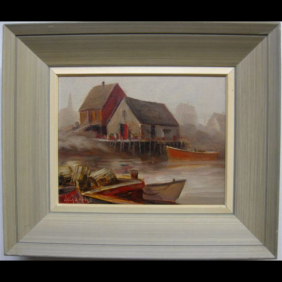 Appraisal: STILL WHARF WILLIAM EDWARD DE GARTHE - CANADIAN OIL ON