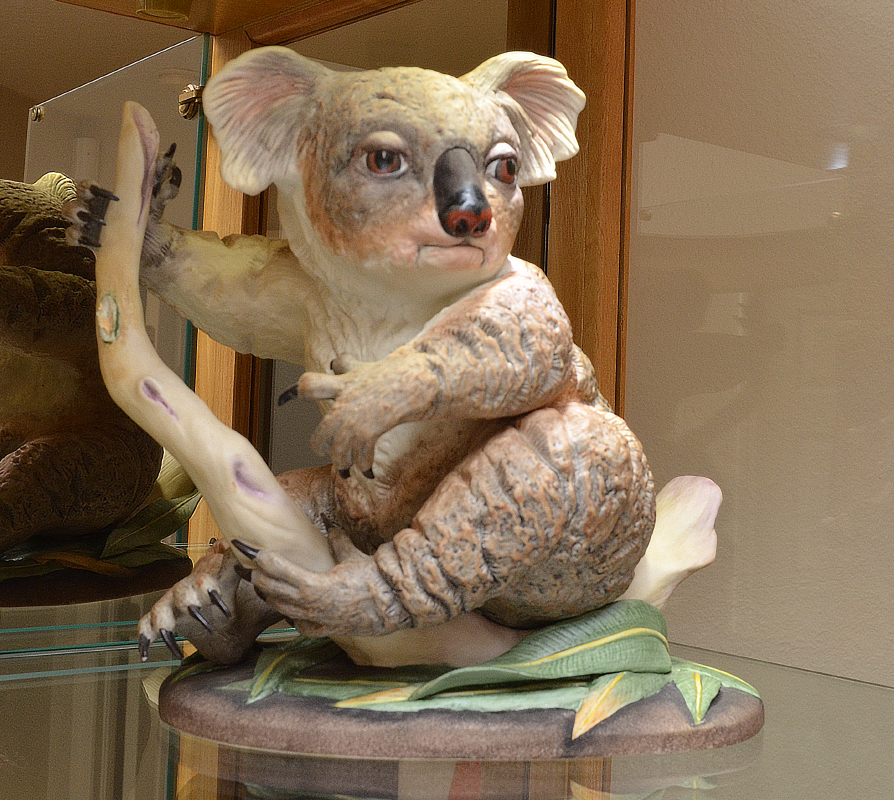 Appraisal: BOEHM BISQUE PORCELAIN BABY KOALA - '' h x ''