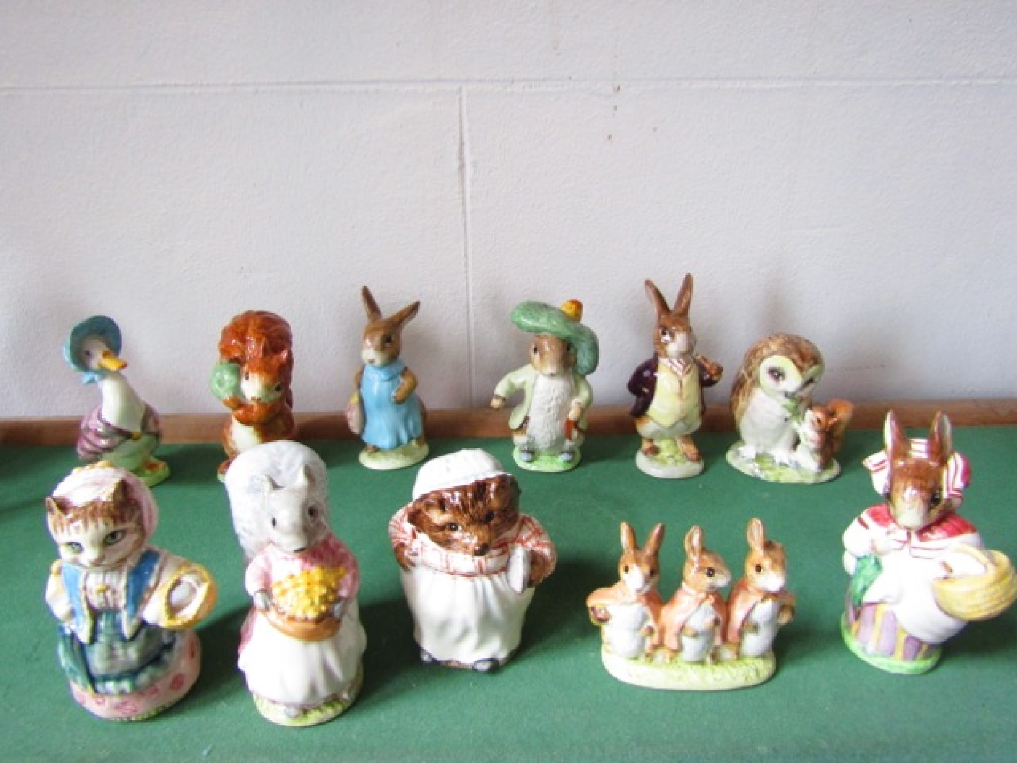 Appraisal: A collection of Beswick Beatrix Potter figures including Squirrel Nutkin