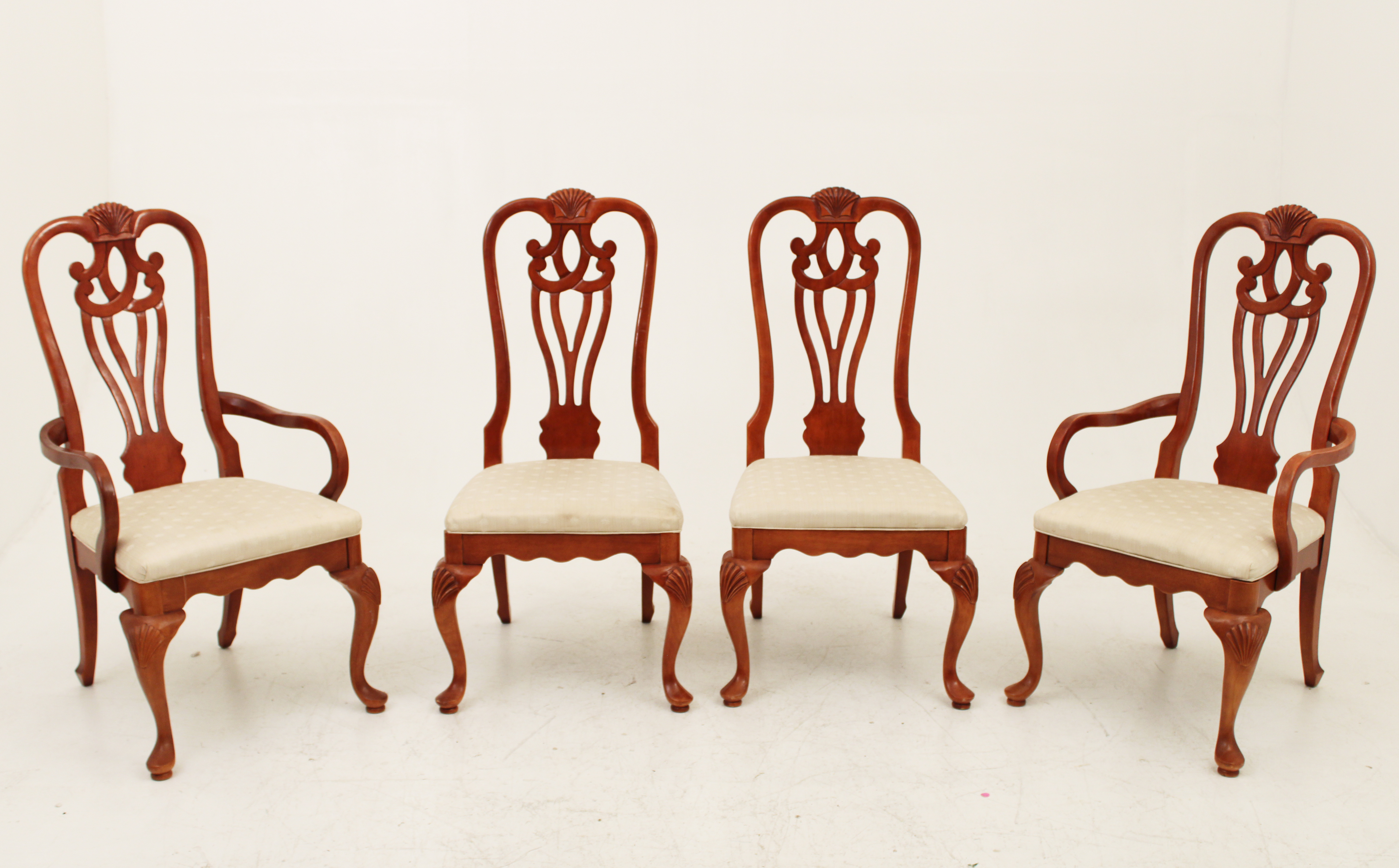 Appraisal: GROUP OF ENGLISH STYLE CHAIRS Group of English style chairs