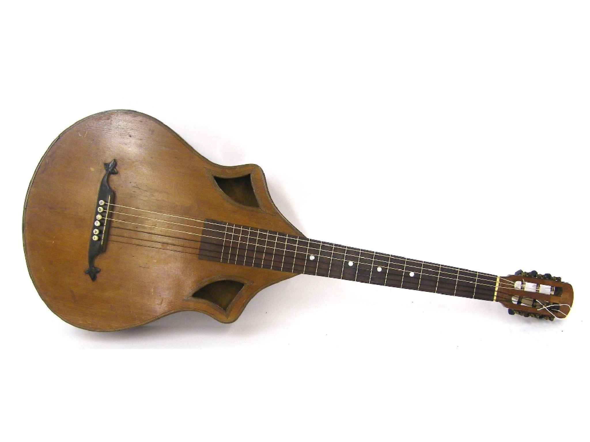 Appraisal: German Wappen shield shaped acoustic guitar circa