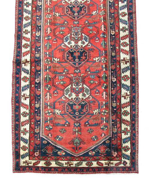 Appraisal: A Hamadan Kazak carpet size approximately ft in x ft