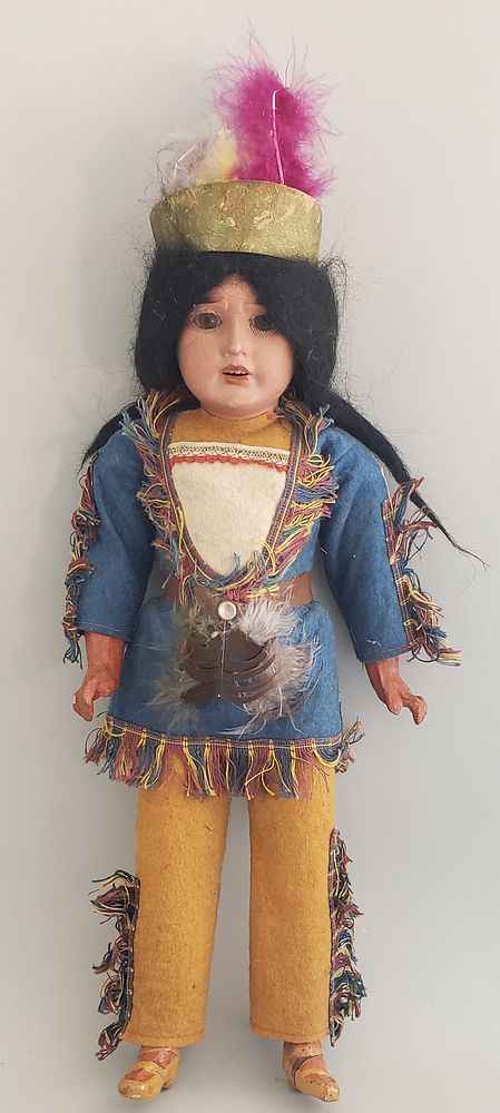 Appraisal: Antique Madame Alexander Porcelain Face Native American Doll Antique Madame