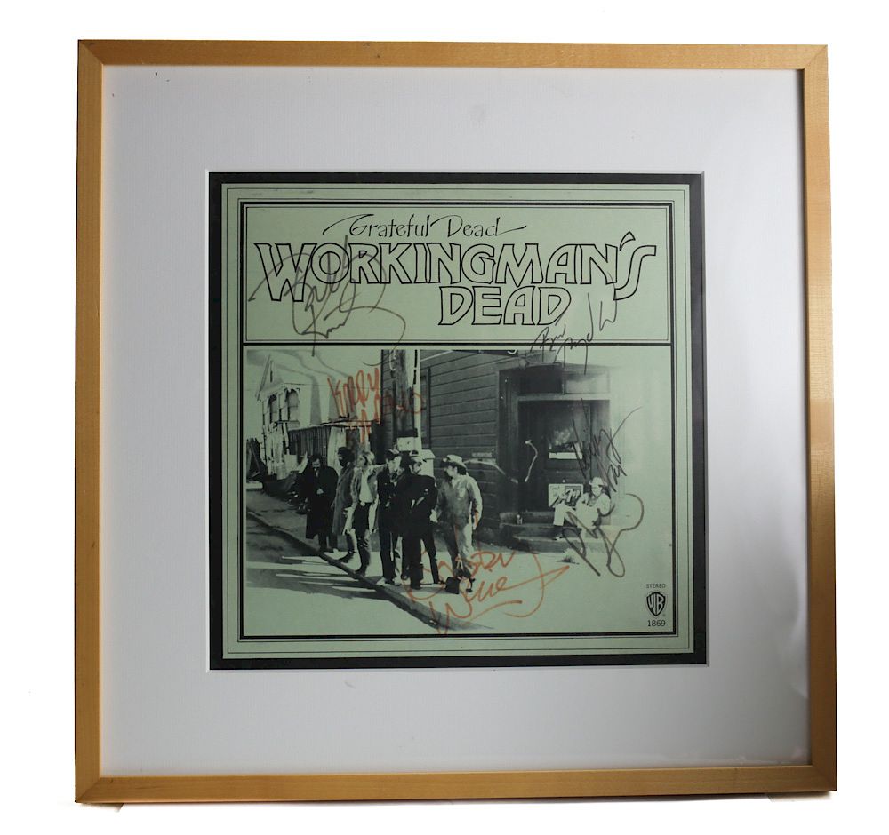 Appraisal: Grateful Dead Workingman's Dead Signed Album Grateful Dead's Classic Album