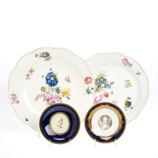 Appraisal: Group early Meissen and Marcolini porcelains Group early Meissen and