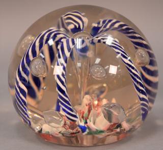 Appraisal: Large Murano glass studios paperweight ht in Large Murano glass