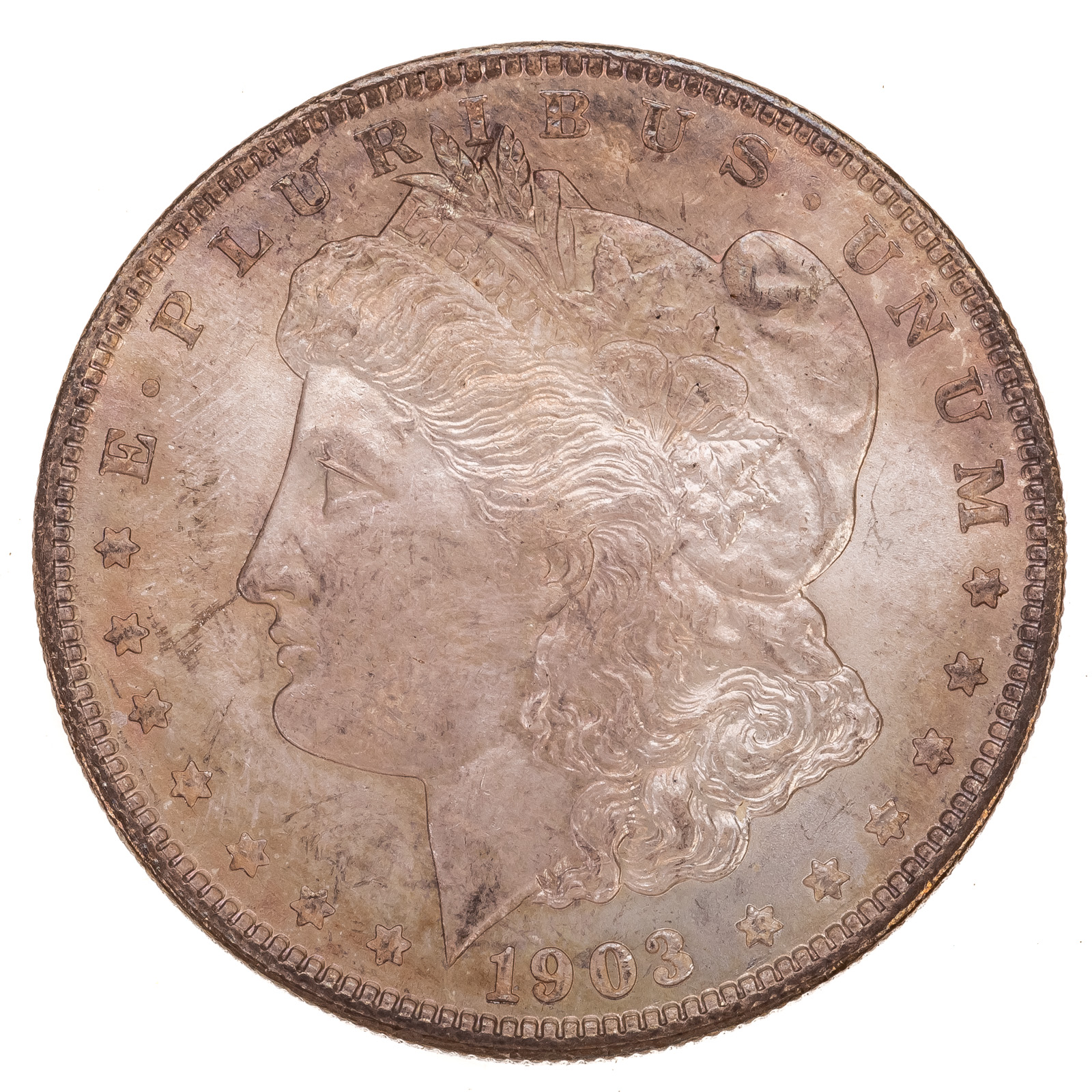 Appraisal: -O MORGAN DOLLAR MS- The coin has full luster beneath