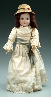 Appraisal: Armand Marseille bisque head doll jointed composition body fixed eyes