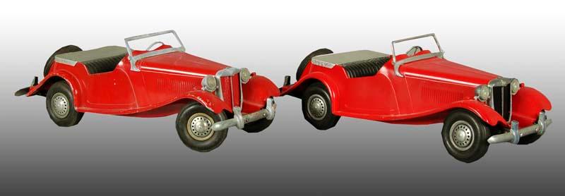 Appraisal: Lot of Pressed Steel Doepke MG Toy Autos Description Both