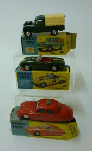 Appraisal: Land Rover green with tan canopy box AF Lotus Elan