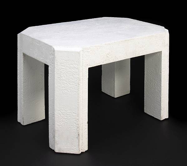 Appraisal: John Dickinson American - octagonal side table 's white painted