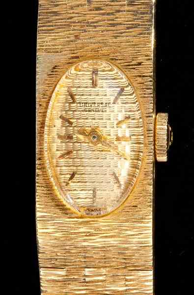 Appraisal: KT Lady's Gold Wristwatch Universal Genevemanual wind with gold dial