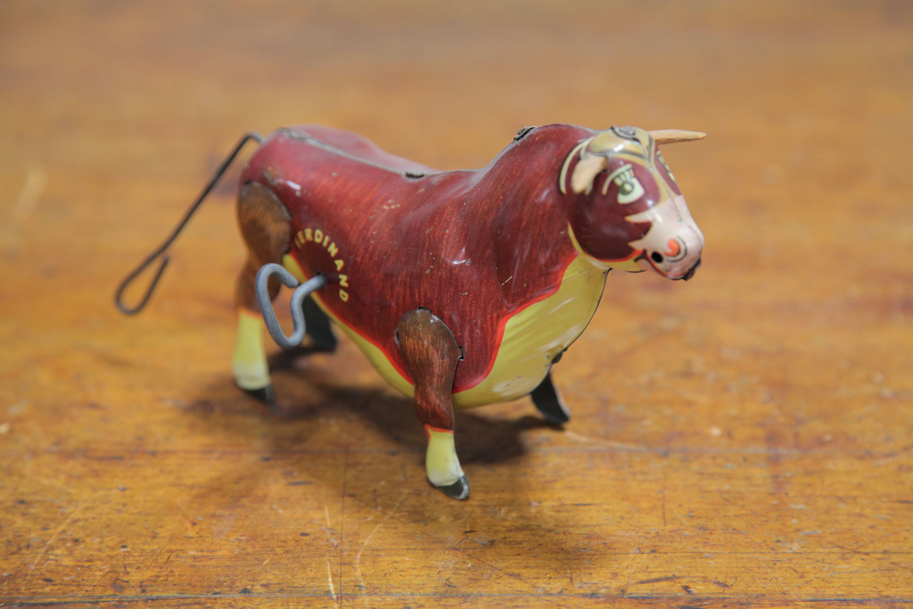 Appraisal: MARX ''FERDINAND THE BULL'' TIN WIND UP TOY American mid