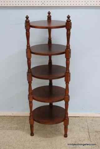 Appraisal: Antique Cherry Wood Pie Cake RackFrom the early to mid