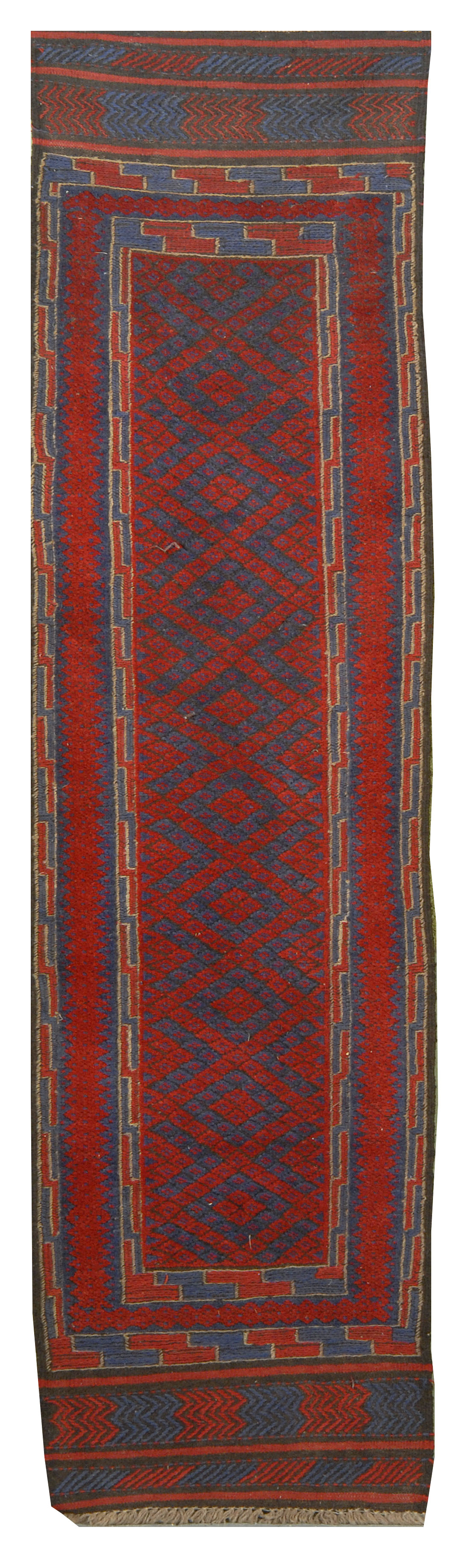 Appraisal: ORIENTAL RUG PERSIAN TRIBAL RUNNER ' x ' Field composed