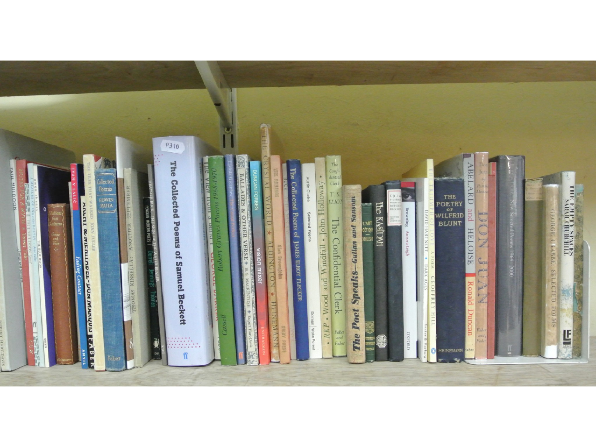 Appraisal: An extensive and interesting collection of poetry books approx including