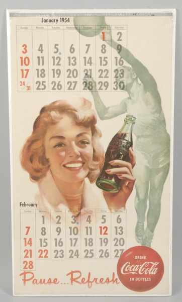 Appraisal: Coca-Cola Calendar Description Nice and complete Light marks and wear