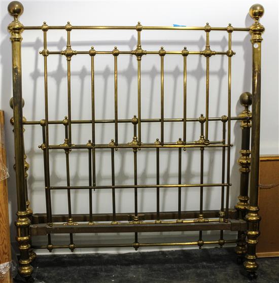 Appraisal: Sale Lot A Late Victorian Brass Bed th th century