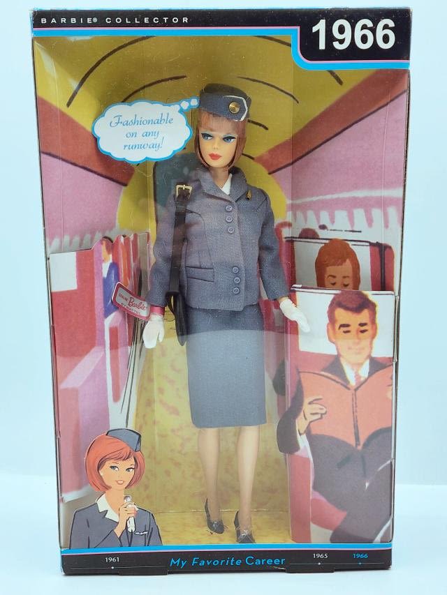 Appraisal: Barbie My Favorite Career Collection Airline Stewardess Doll is new