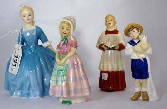 Appraisal: Royal Doulton Childhood Figures The Choir Boy HN Child from