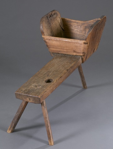 Appraisal: Primitive Workman's Bench H Provenance Deaccessioned property from Michie Tavern