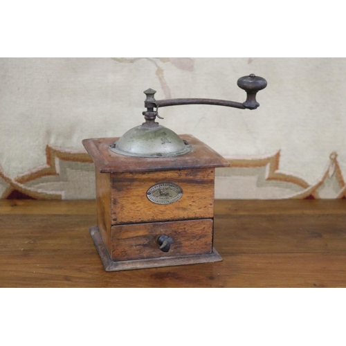 Appraisal: Vintage French Peugeot coffee grinder approx cm H x cm