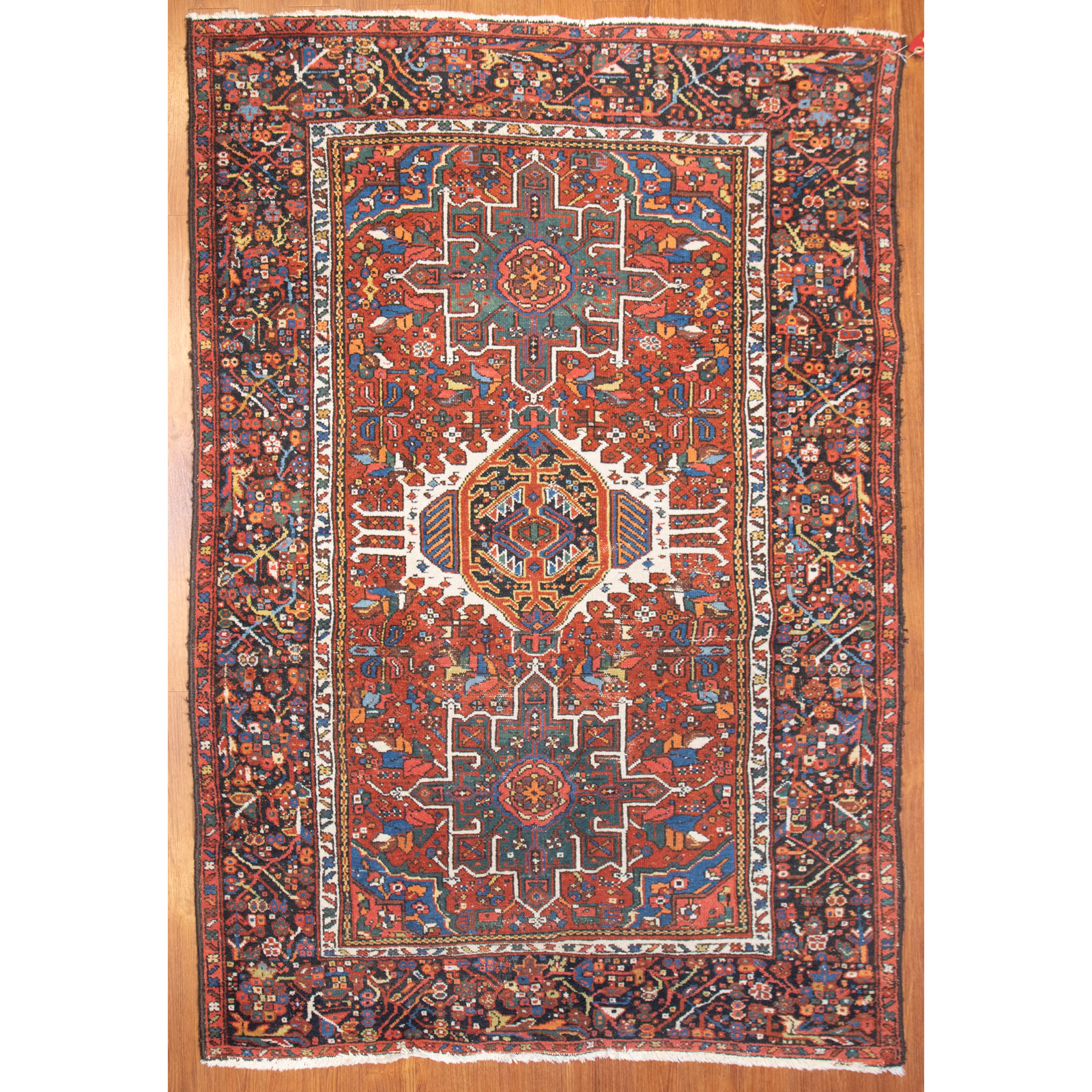 Appraisal: KARAJA RUG PERSIA X Second quarter- th century hand-knotted wool