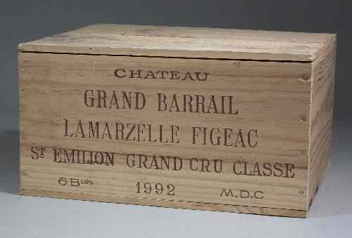 Appraisal: A case of six bottles of Chateau Grand Barrail Lamarzelle