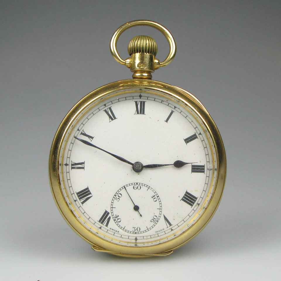 Appraisal: Zenith Openface Pocket Watch circa mm serial jewel movement in