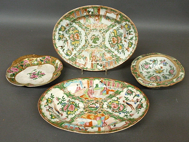 Appraisal: - Four pieces of Chinese export porcelain c TI an