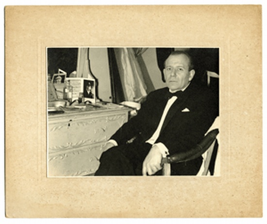 Appraisal: HARBIN Robert - Portrait photograph of a seated Harbin a