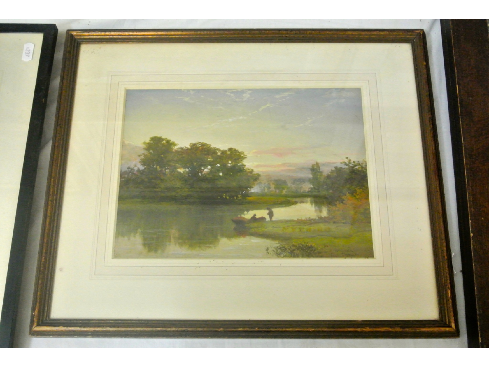 Appraisal: A gouache study by W Williams of Plymouth showing a