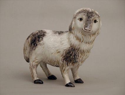 Appraisal: Porcelain Figure in the Form of a Goat Provenance from