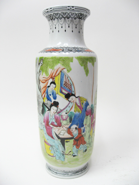 Appraisal: Chinese Famile Verte Porcelain Vase from the Republic era with