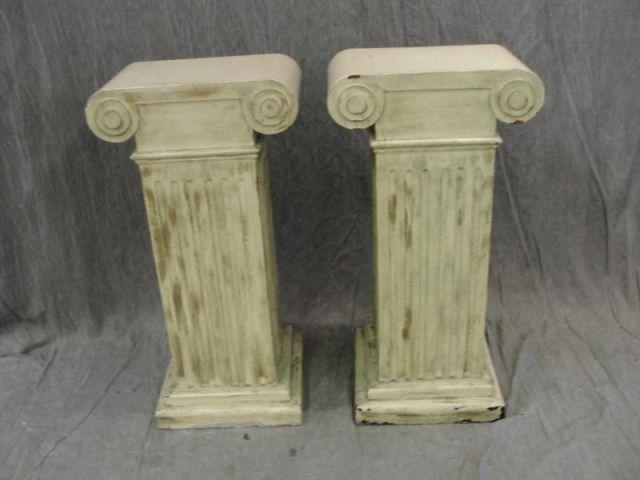 Appraisal: Pair of Corinthian Style Columns From a Queens NY estate