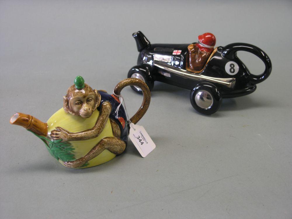 Appraisal: A modern Royal Doulton novelty monkey teapot Minton Archive Collection